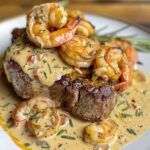 ragu shrimp alfredo, prime seafood palace