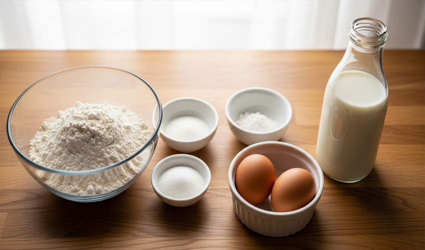 Homemade Pancake Ingredients for Soft and Fluffy Pancakes